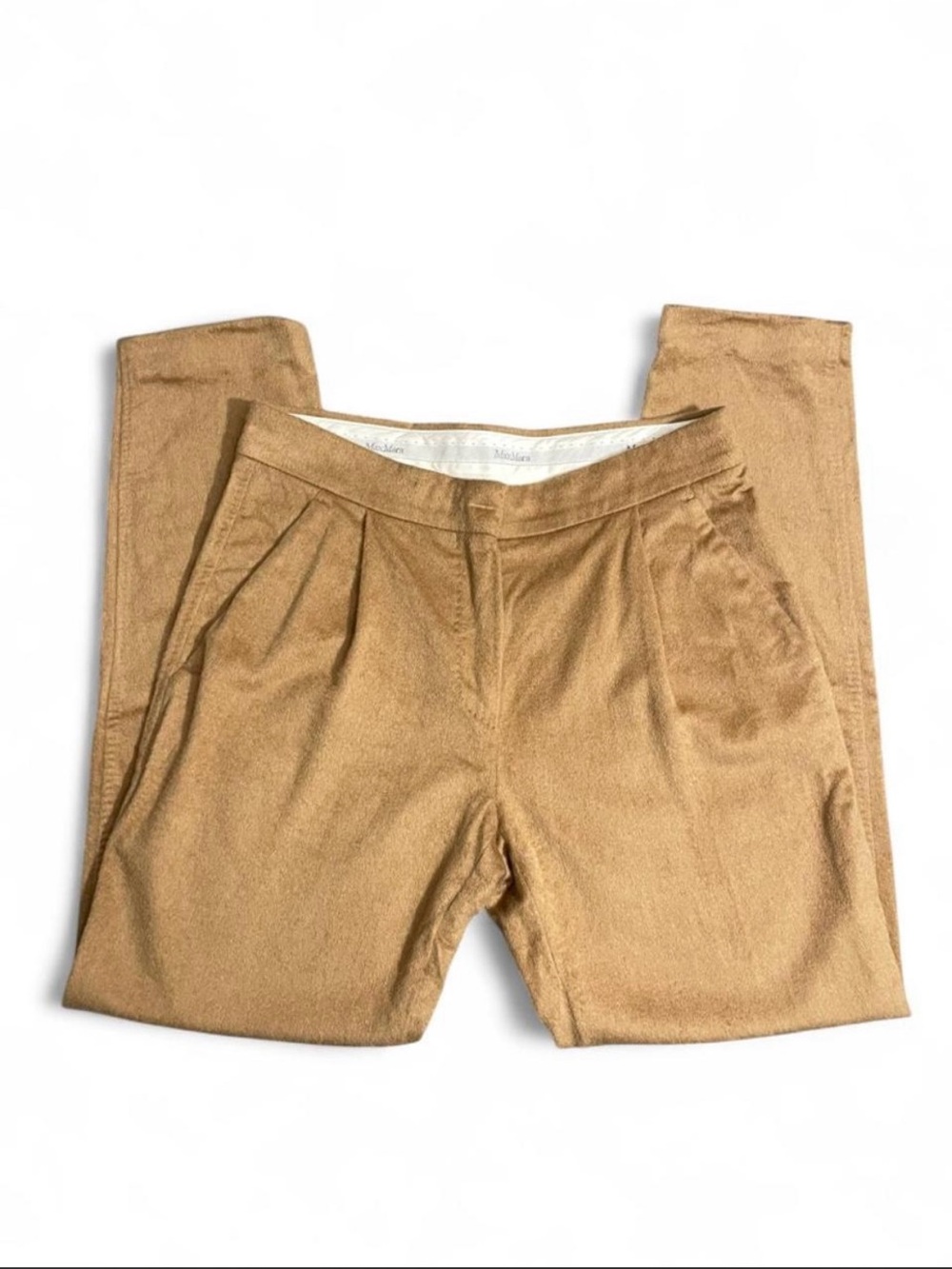 Vintage Max Mara Camel Wool Pants